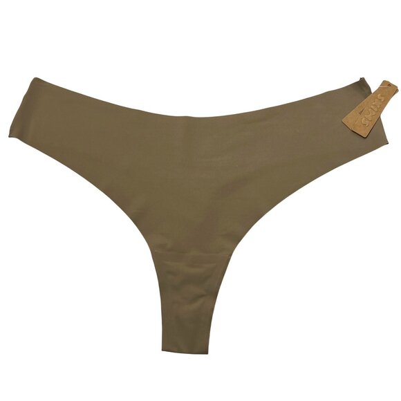 SKIMS Naked Dipped Thong Lot of 2 Desert + Saffron 2X - Picture 3 of 12